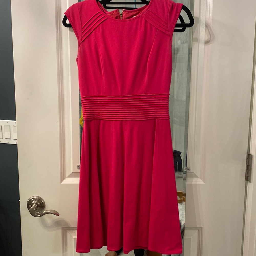 Eliza J bright pink dress